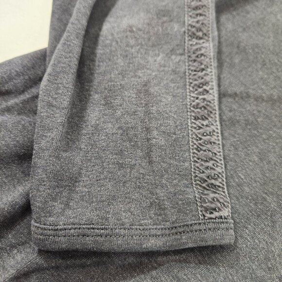 Hugo Boss Scoop Neck Bodycon Shirt Charcoal Gray Size Large Y2K - Picture 2 of 9